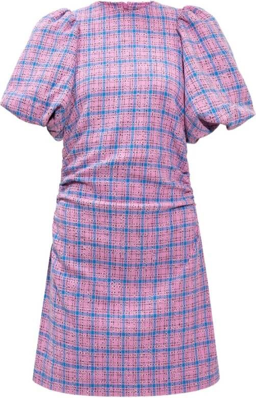 Ganni Short Dresses Pink Dames
