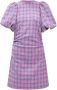 Ganni Short Dresses Pink Dames - Thumbnail 1