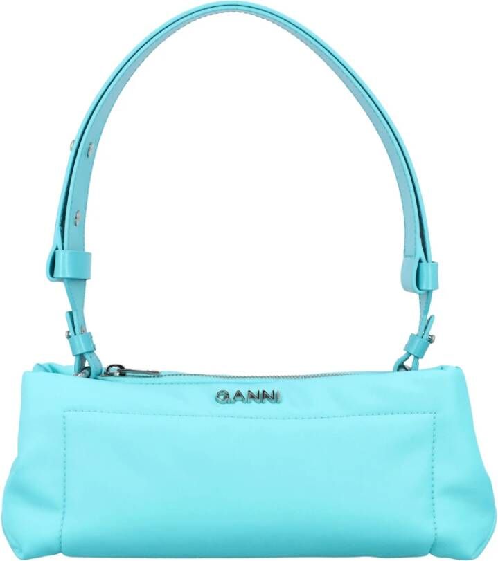 Ganni Handbags Blauw Dames