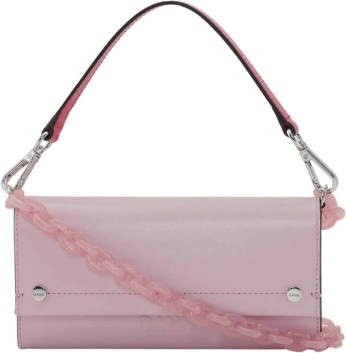 Ganni Handbags Roze Dames