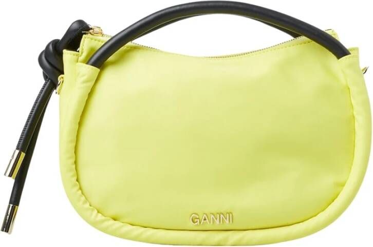 Ganni Handbags Yellow Dames