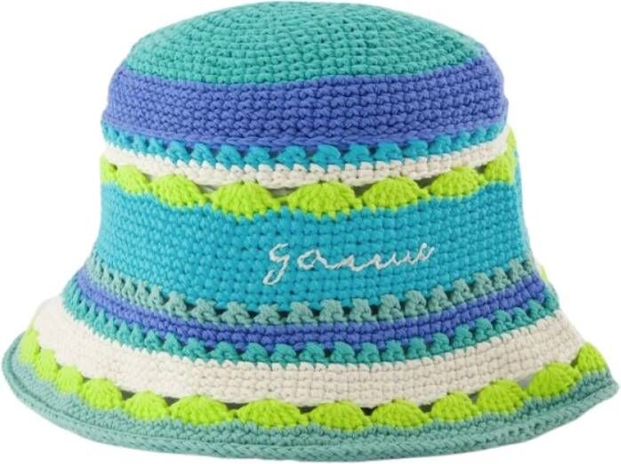 Ganni Hats Blauw Dames