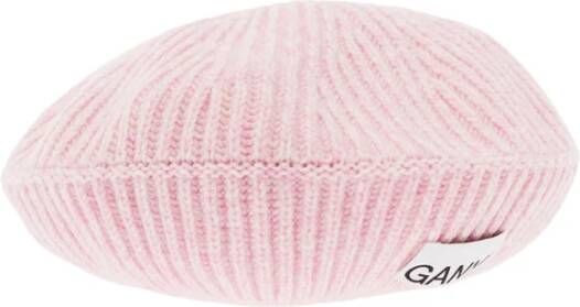 Ganni -hoeden roze Dames