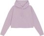 Ganni Mistery Lilac Cropped Oversized Hoodie Purple Dames - Thumbnail 2