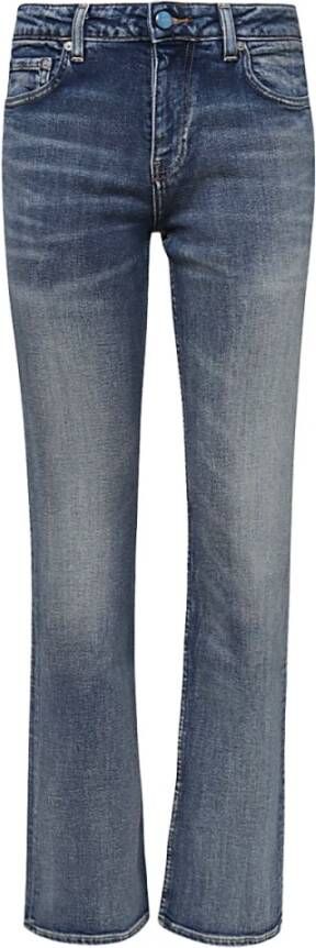 Ganni Casual Straight Jeans in Grijs Gray Dames
