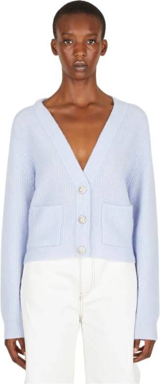 Ganni Cardigans Blauw Dames