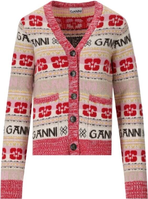 Ganni Knitwear Rood Dames