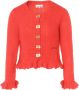Ganni Mohair cardigan Rood Dames - Thumbnail 1