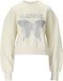 Ganni Butterfly Sweater White Dames - Thumbnail 5
