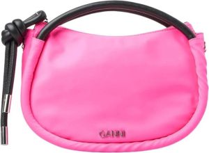 Ganni Knot Mini Handbag Roze Dames