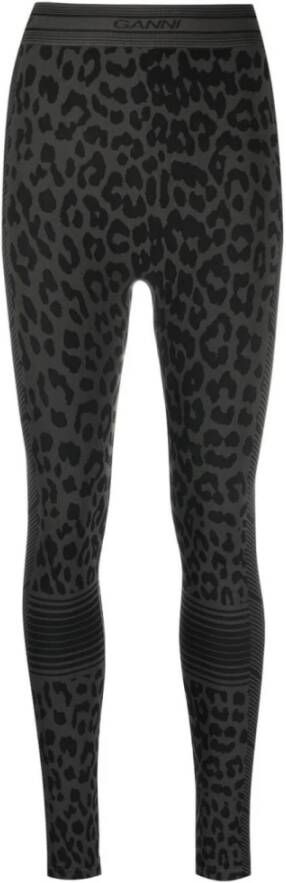 Ganni Leggings Zwart Dames