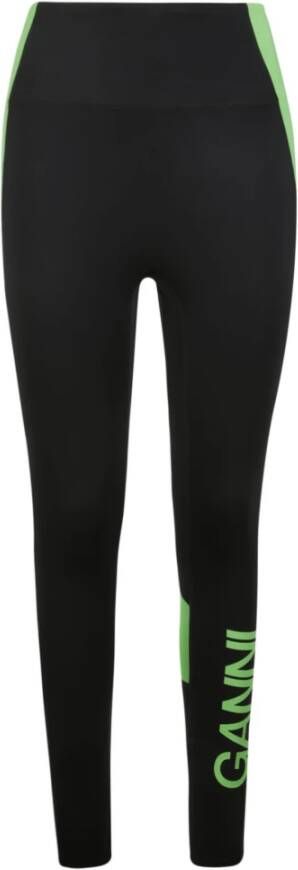 Ganni Leggings Zwart Dames