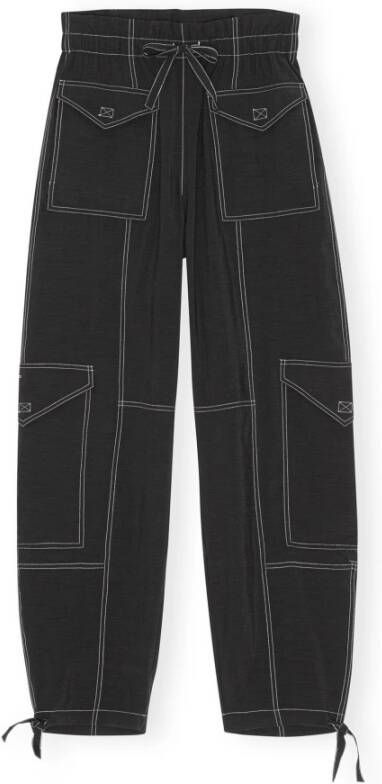 Ganni Loose-fit Jeans Zwart Dames