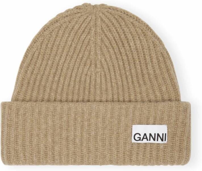 Ganni Muts Beige Dames