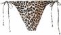 Ganni Leopard Print String Bikini Bottoms Beige Dames - Thumbnail 7