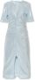 Ganni Paillettenjurk Blauw Dames - Thumbnail 1