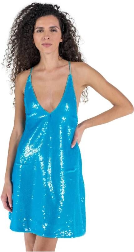 Ganni Party Dresses Blauw Dames