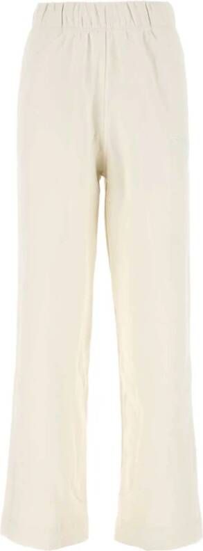 Ganni Rechte broek Wit Dames