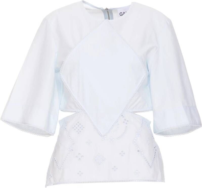 Ganni Shirt Blauw Dames