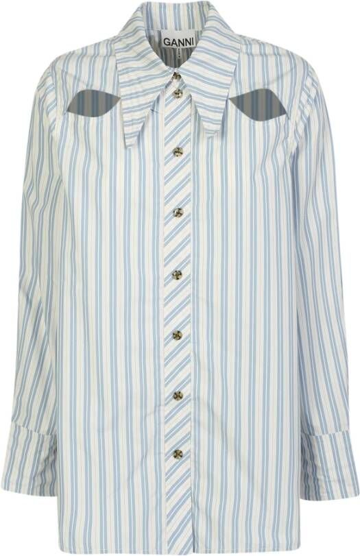Ganni Shirt Blauw Dames
