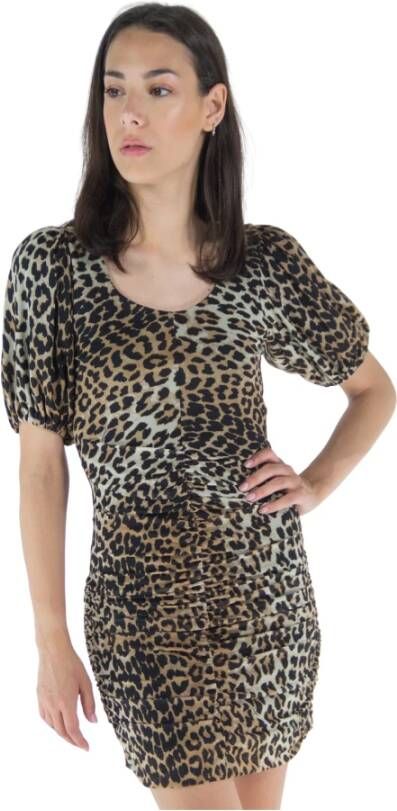 Ganni Vrouwen & Kledingjurk Aw22 Bruin Dames