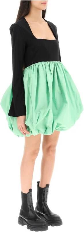 Ganni Short Dresses Groen Dames