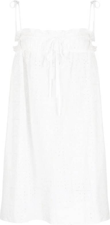 Ganni Short Dresses Wit Dames