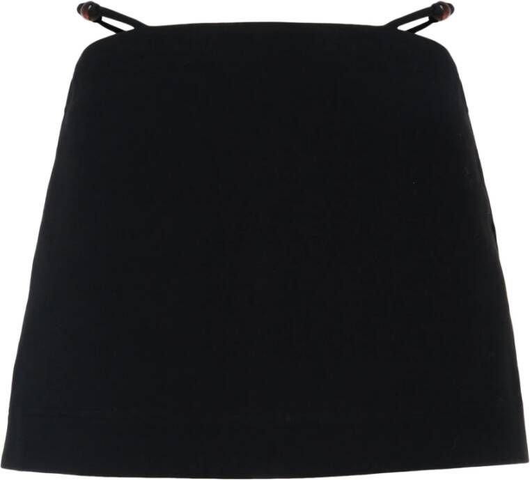 Ganni Short Skirts Zwart Dames