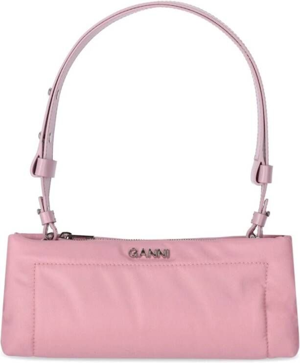 Ganni Shoulder Bags Roze Dames
