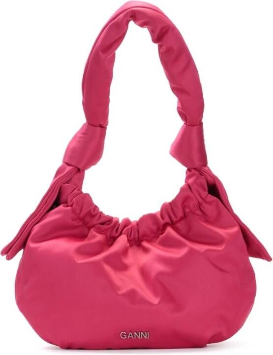 Ganni Shoulder Bags Roze Dames