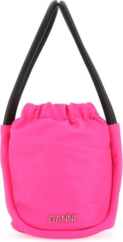 Ganni Shoulder Bags Roze Dames