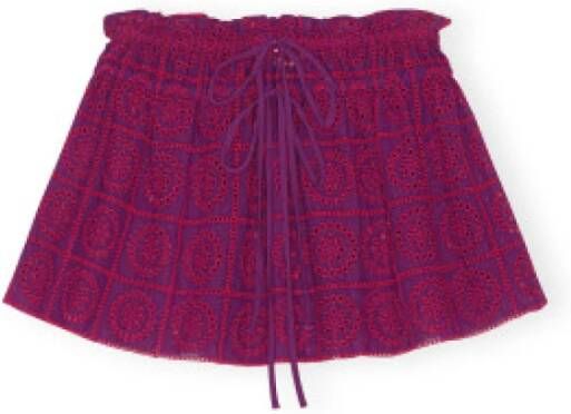 Ganni Skirts Purple Dames