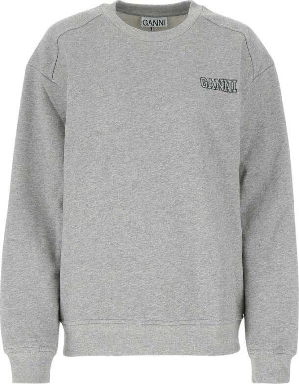 Ganni Sweatshirt Grijs Dames