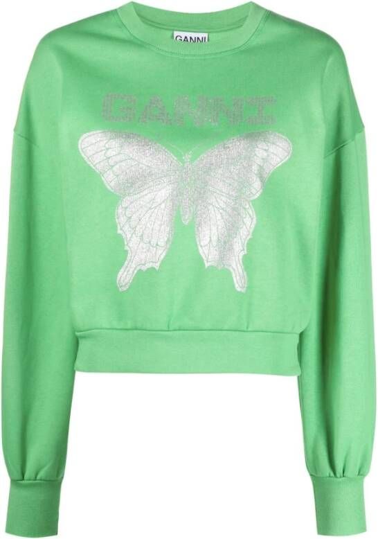 Ganni Sweatshirts Groen Dames