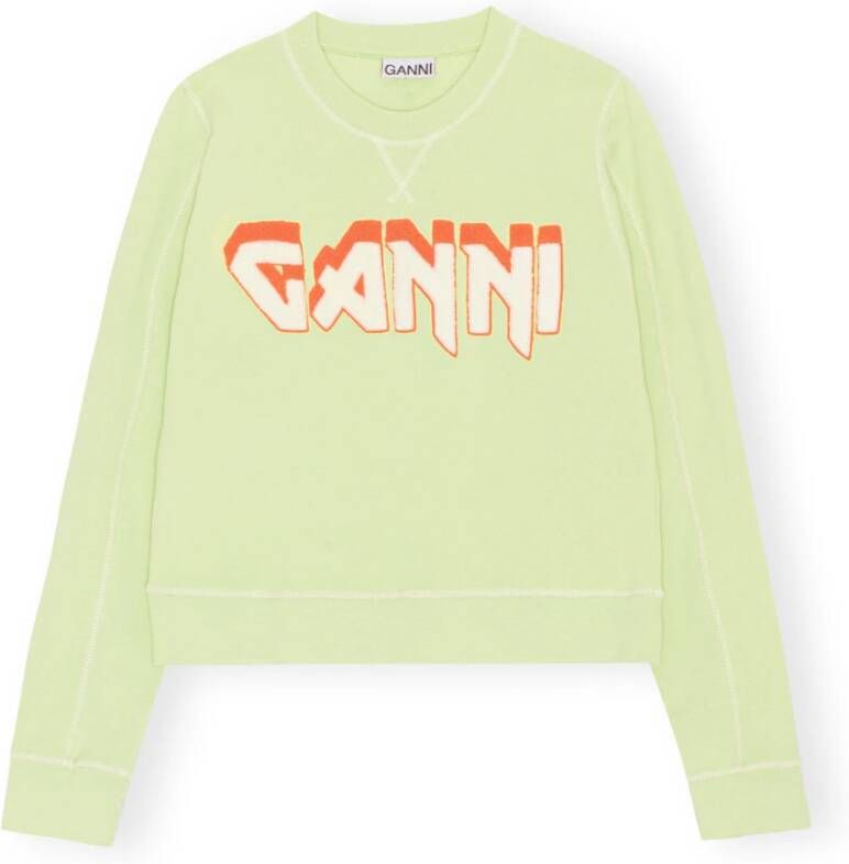 Ganni Sweatshirt Groen Dames