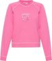 Ganni Wild Orchid Raglan Sweater Pink Dames - Thumbnail 1