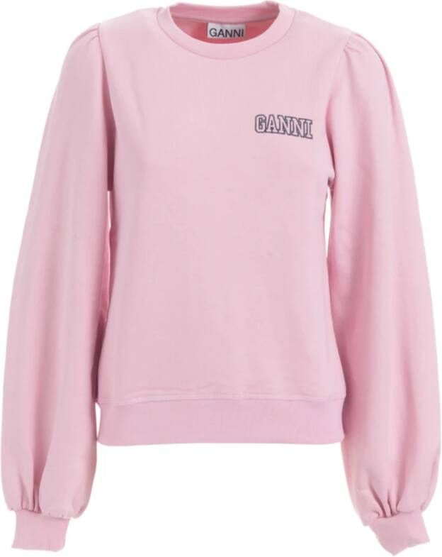 Ganni Sweatshirt Pink Dames