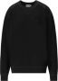 Ganni Zwart Drop-Shoulder Sweatshirt Black Dames - Thumbnail 1