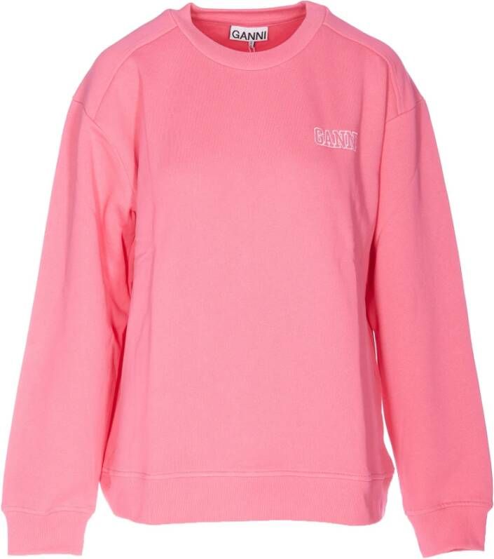 Ganni Sweatshirts Roze Dames