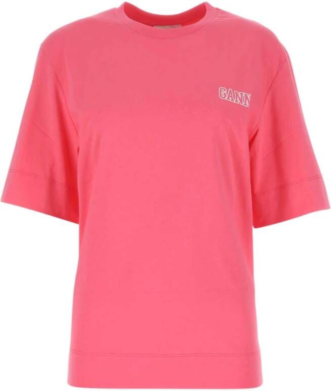 Ganni T-shirts Roze Dames