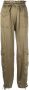 Ganni Tapered Trousers Groen Dames - Thumbnail 1