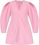 Ganni V-hals jurk Roze Dames - Thumbnail 1
