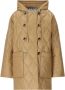 Ganni Beige Gerecyclede Nylon Puffer Jas Beige Dames - Thumbnail 3