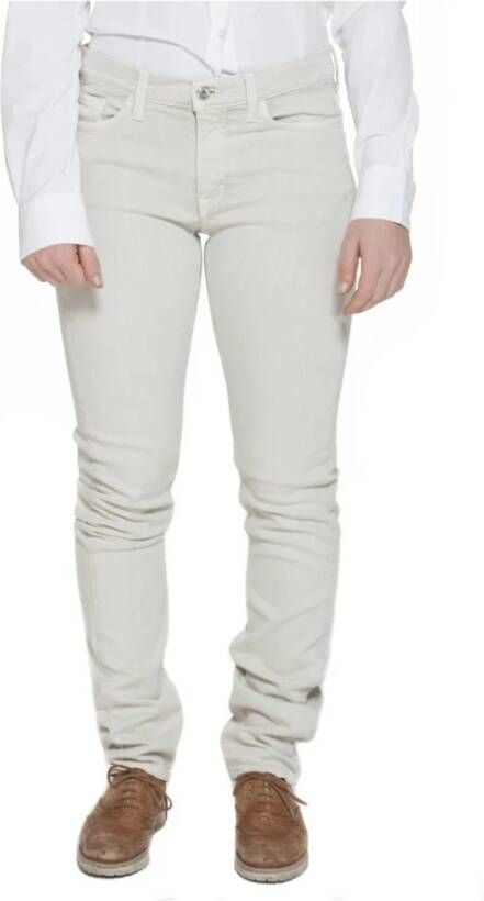 Gant Beige sbroek Slimme Pijp Logo Beige