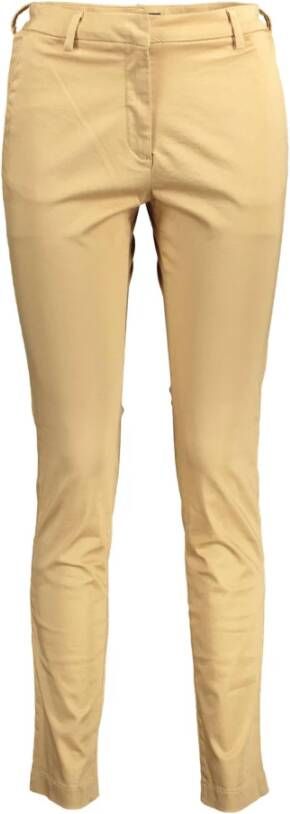 Gant Beige Chino Broek Stijlvolle Upgrade Beige