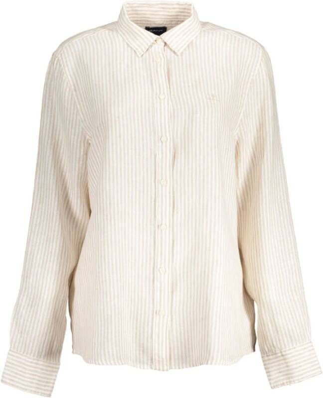 Gant Beige Shirt Beige Dames