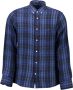 Gant Blauw Katoenen Overhemd Lange Mouwen Regular Fit Blauw Heren - Thumbnail 1