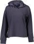 Gant Blauwe Katoenen Sweater met Capuchon en Logo Blue Dames - Thumbnail 1