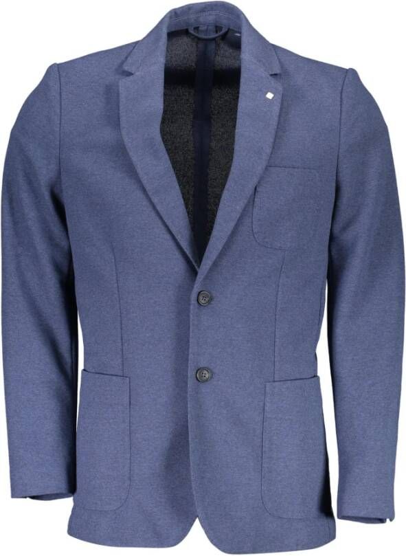 Gant Blue Jacket Blauw Heren