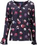Gant Blauwe Dames Trui Lange Mouw Multicolor Dames - Thumbnail 1